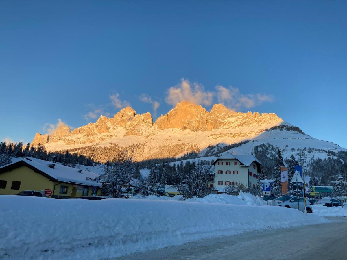 Renoviertes Apartment mit Terrasse an der Piste mit kostenlosen WiFi Karersee Exterior foto